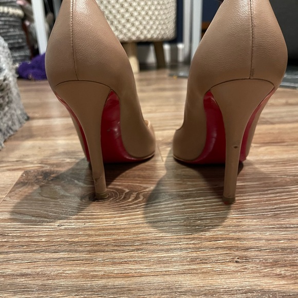 Christian Louboutin Pumps Patent Calf Nude 100 mm - Picture 3 of 6
